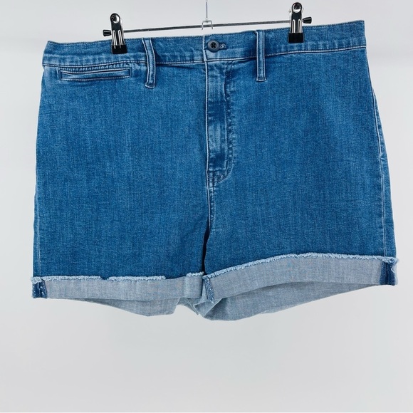 Madewell Blue Jean Shorts Rainbow Pride Preppy Lake Vacation Resort - Picture 2 of 9